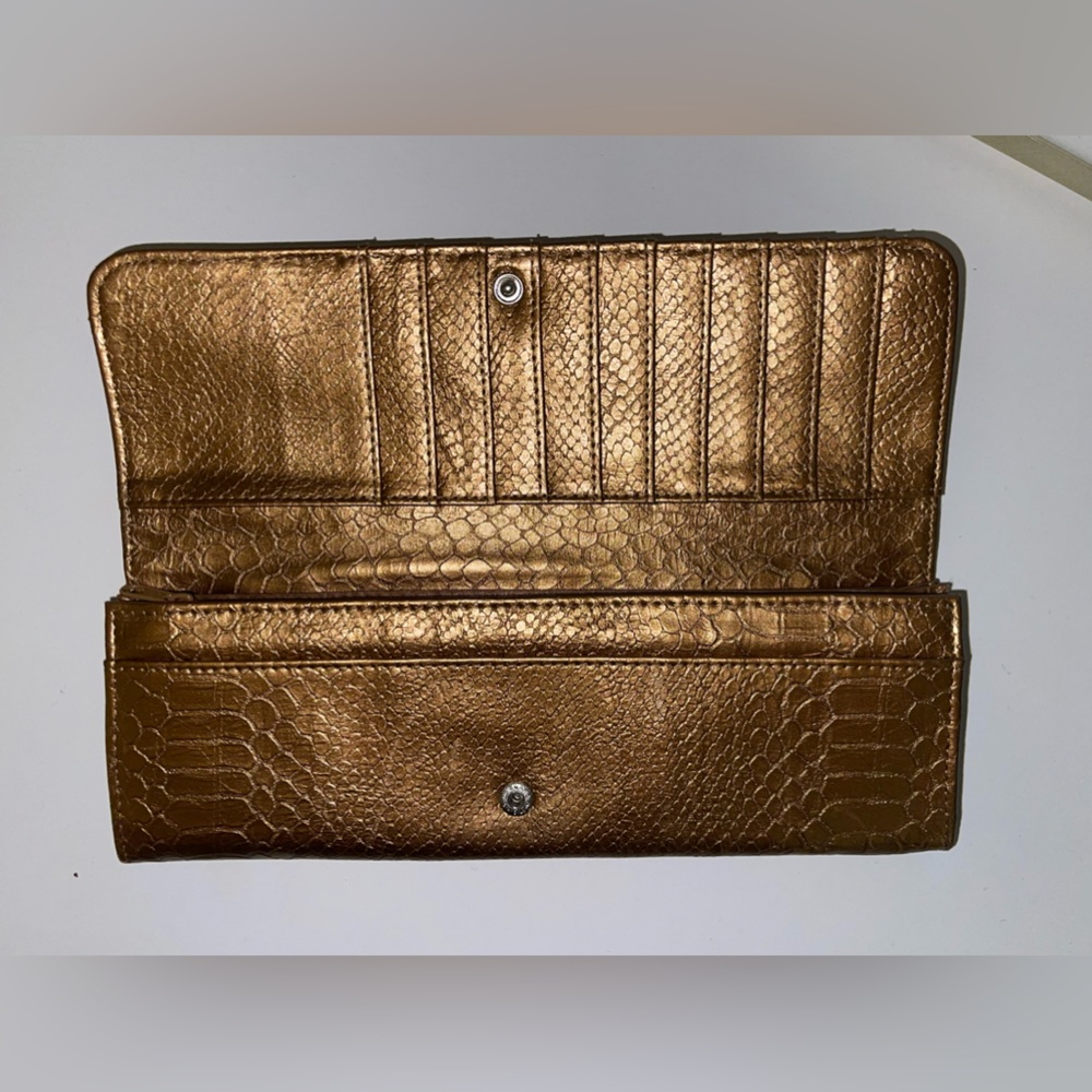 Gold purse wallet